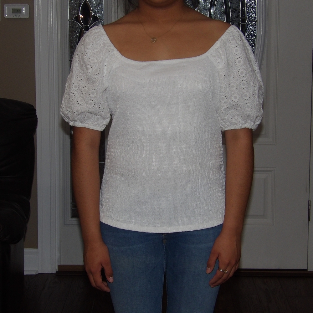 Marc new york  tops  women size m color white